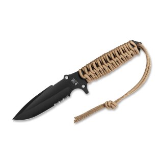 TB Outdoor Maraudeur Paracord Brown Serrated