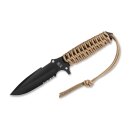 TB Outdoor Maraudeur Paracord Brown Serrated