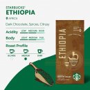 STARBUCKS Ethiopia Arabica Kaffee Bohnen Medium