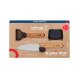 Opinel LE PETIT CHEF Kinder Küchen-Set, 3-teilig,dunkelblau/schwarz
