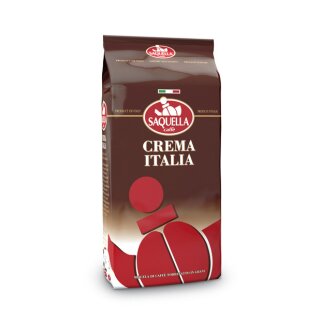 Saquella Kaffee Espresso - Crema Italia 1000g Bohnen