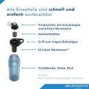 Katadyn BeFree AC Bottle 0.7L - Blue Wasserfiltertrinkflasche