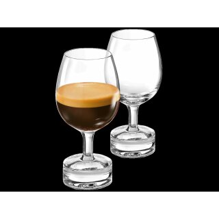 Nespresso Tasting Glas (wie Whisky) für Reveal Espresso Mild 2x Glass