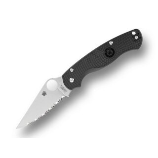 Spyderco Para Military 2 Lightweight CTS BD1N Black FRN SpyderEdge USA
