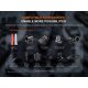 Fenix TK17 LED taktische Polizei Taschenlampe grau