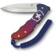 Victorinox Schweizer Taschenmesser Hunter Evoke Alox Blau/Rot Kordel