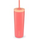 LifeStraw Go Series Tumbler 18oz Stainless Steel Apricot...