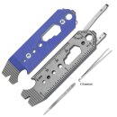 Kizer Pac Bar 10-in-1 Titan Multitool blau