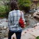 GRAND TRUNK Kompass 360° Hocker | Tonrot |