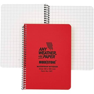 Modestone C55 Notebook 50 Blätter Rot 210 x 148mm