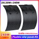 Flexibles Solarmodule 2*120W Solarpanel für Wohnmobil Balkonkraftwerk