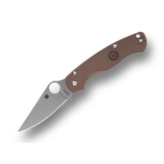 Spyderco Para Military 2 Lightweight CPM 15V Brown FRN Sprint Run