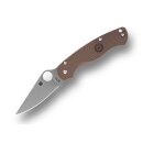 Spyderco Para Military 2 Lightweight CPM 15V Brown FRN...