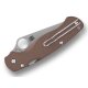 Spyderco Para Military 2 Lightweight CPM 15V Brown FRN Sprint Run