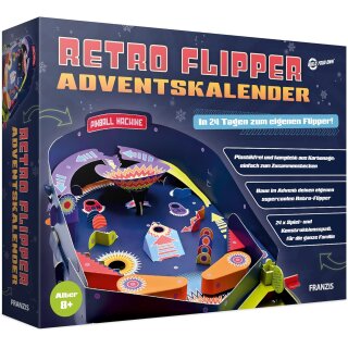 FRANZIS 67210 - Retro Flipper Adventskalender - ohne Plastik
