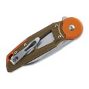 Fox Knives Metamorphosis Wharncliffe M390 Aluminum Green...