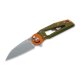 Fox Knives Metamorphosis Wharncliffe M390 Aluminum Green & Orange