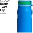 Stanley 1913 IceFlow Bottle Twist Flip 0.71L - Kühlt 17 Stunden - 4 Tage Eisgekühlt - Spülmaschinenfest - Recycelter Edelstahl - BPA Frei - Doppelwandige Vakuumisolierung - Azure