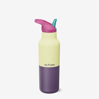 Klean Kanteen Rise Insul Trinkflasche 473 ml Wax Yellow Kaleidoscope