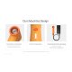 Nitecore NEF NANO - Mini-Handventilator, Slate Orange