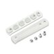 Böker BFF Packlite Griffschalen G10 Weiß Smooth