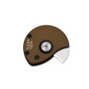 Kizer Snail-trail AEB-L Brass Aluminum Mini Messer