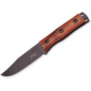 Herbertz Gürtelmesser Cocobolo Holz Griff, braune Stecklederscheide