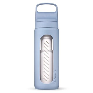 LifeStraw Go Glass 600ml (icelandic blue) Wasserfilterflasche