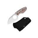 Kizer Nightjar AUS-10 Multicolor Vortex Pattern Micarta