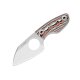 Kizer Nightjar AUS-10 Multicolor Vortex Pattern Micarta