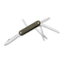 MKM Malga 5 MagnaCut Micarta Green Taschenmesser Italia