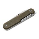 MKM Malga 5 MagnaCut Micarta Green Taschenmesser Italia