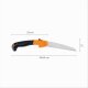 Gerber Fiskars 17,8 cm Klappsäge (9368) schwarz/orange