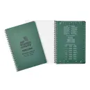 Modestone C53 MIL wasserfestes Notizbuch A5 Grün 50...