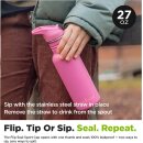 Klean Kanteen Classic 800 ml – Flip Seal Rose Violet