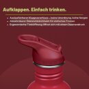 Klean Kanteen Classic 800 ml – Flip Seal Dunkelrot / Bordeauxrot