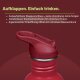 Klean Kanteen Classic 800 ml – Flip Seal Dunkelrot / Bordeauxrot