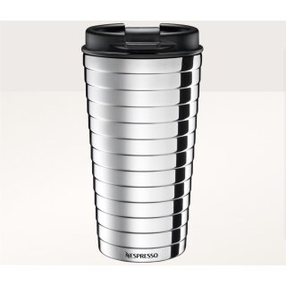 Nespresso TOUCH Travel Mug Thermobecher Silber 345ml