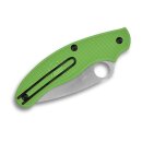Spyderco UK Pen Knife Salt Green LC200N SpyderEdge USA