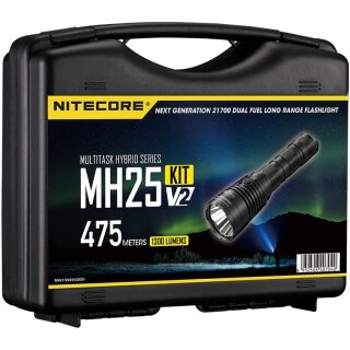 Nitecore MH25 V2 Hunting Kit – Taschenlampen-Set, 1.300 Lumen Koffer