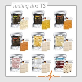 CONVAR-7 NextGen Tasting Box 3 – Energieriegel-Probierset, 9 × 120 g