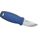 Morakniv ELDRIS NECK KNIFE, Sandvik-Stahl 12C27, rostfrei,, blauer Kunststoffgriff, Köcherscheide, Feuerstarter