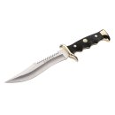 Nieto Messer, Klinge 18 cm, Kunststoff-Griff,, Messingbeschläge, Lederscheide