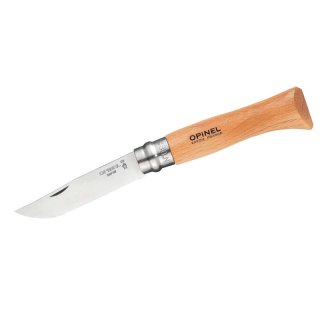 Opinel-Messer, Größe 8, modifizierter Sandvik Stahl 12C27,