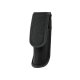 Pielcu Cordura-Etui, schwarz, Klettverschluss,, Klettverschluss-Gürtelschlaufe, für Taschenmesser 10-12 cm