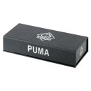 Puma TEC Einhand-Rettungsmesser, Stahl AISI 420,, Aluminium-Griffschalen, Gurtschneider, Schlagdorn