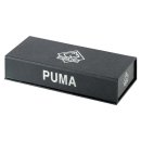 Puma TEC Einhandmesser, Keramikklinge, Liner Lock,, Knochen-Griffschalen, polierte Edelstahlbacken