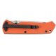 Puma TEC Einhandmesser, Stahl D2, rostträge, Daumenpins,, Liner Lock, orangefarbene G10-Griffschalen, Öse, Clip, Box