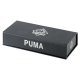 Puma TEC Rettungmesser, Stahl 420, beschichtet, Liner Lock,, Teilsägezahnung, Gurtschneider, Schlagdorn, Edelstahl-Clip