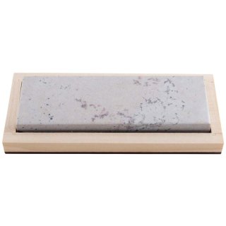 RH PREYDA Soft Arkansas Bench Stone, Körnung 400-600,, Stein 150x50x19 mm, Holzschatulle